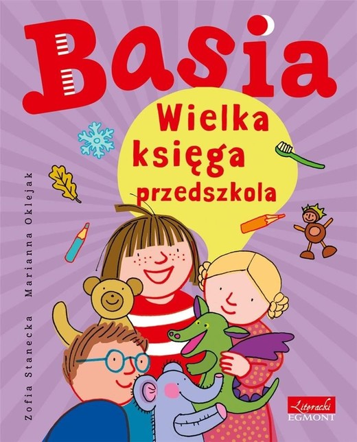 okładka Basia. Wielka księga przedszkola książka