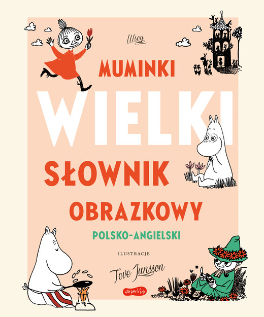 okładka Muminki. Wielki słownik obrazkowy polsko-angielski książka