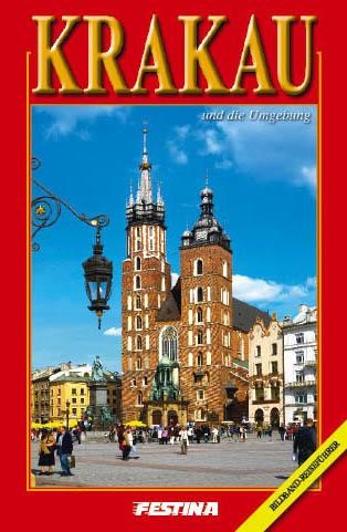 okładka Kraków i okolice album przewodnik wer. Niemiecka książka | Rafał Jabłoński