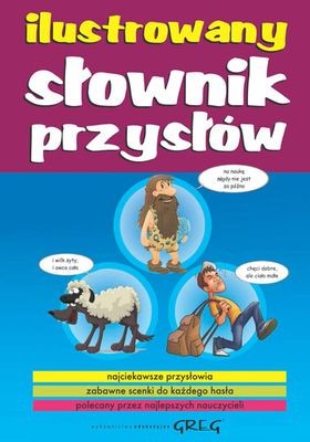 okładka Ilustrowany słownik przysłów książka | Małgorzata Białek