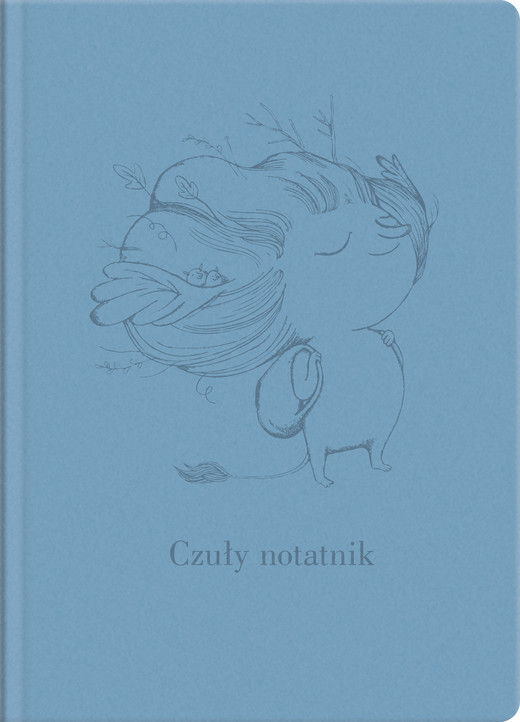 okładka Czuły notatnik (błękitny) książka