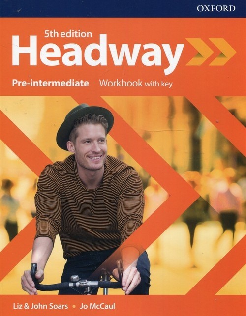 okładka Headway Pre-Intermediate Workbook with key książka