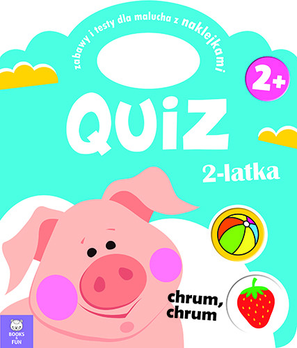 okładka Świnka. Quiz 2 latka książka | Opracowanie zbiorowe