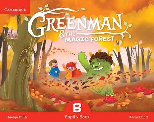 okładka Greenman and the Magic Forest B Pupil's Book with Stickers and Pop-outs książka