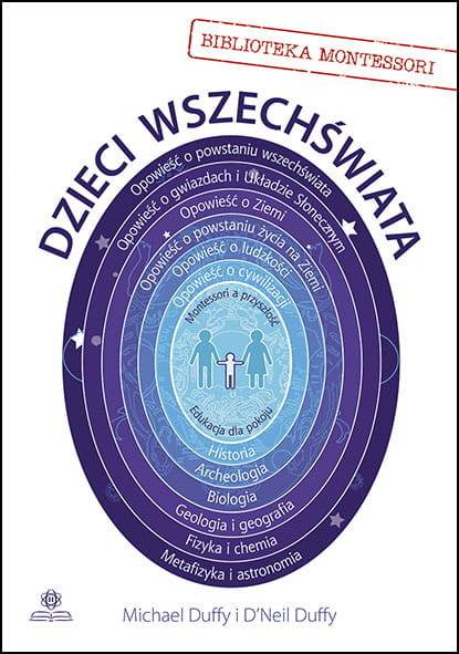 okładka Dzieci wszechświata Biblioteka Montessori książka | Duffy Michael