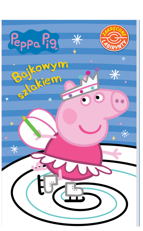 okładka Peppa Pig. Zakręcone labirynty cz. 5 Bajkowym szlakiem. Zakręcone labirynty książka