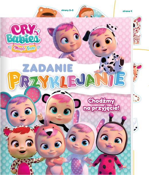 okładka Chodźmy na przyjęcie! Cry babies. Zadanie Przyklejanie książka | Opracowanie zbiorowe