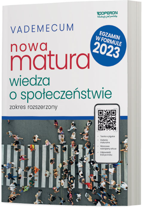 okładka Nowa matura 2023 Wiedza o społeczeństwie Vademecum zakres rozszerzony książka | Mikołaj Walczyk, Iwona Walendziak