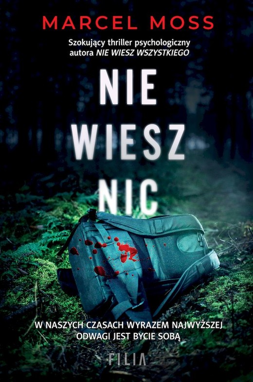okładka Nie wiesz nic wyd. kieszonkowe książka | Marcel Moss