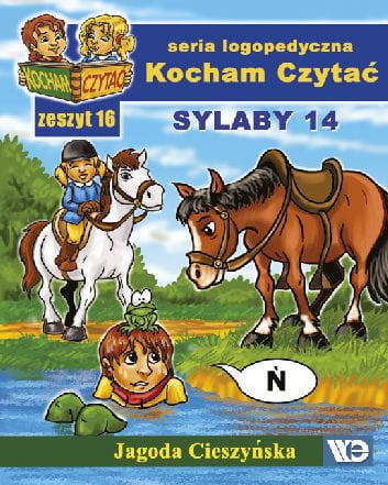 okładka Kocham czytać Zeszyt 16 Sylaby 14 (Ń, R) książka | Jagoda Cieszyńska
