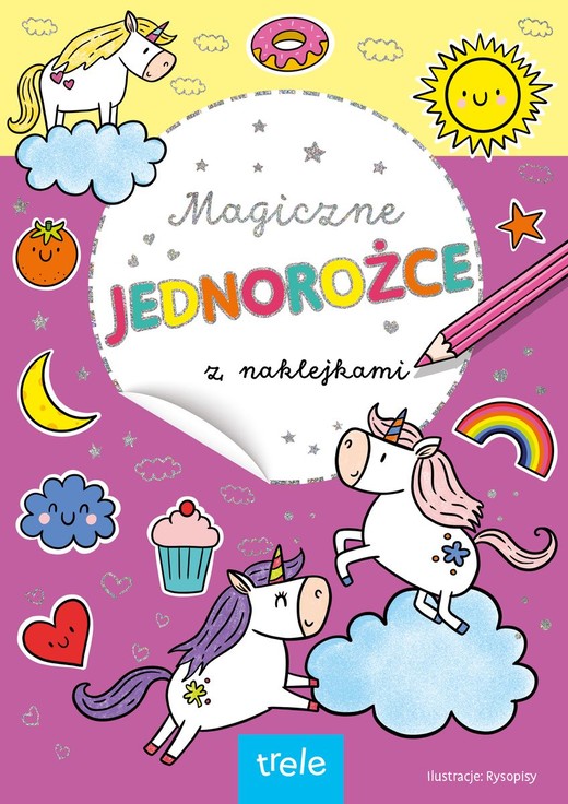 okładka Magiczne jednorożce z naklejkami książka | Opracowanie zbiorowe