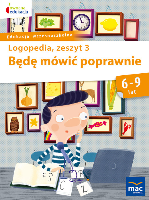 okładka Będę mówić poprawnie logopedia zeszyt 3 książka