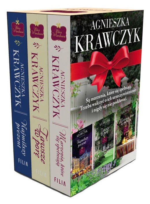 okładka Pakiet Najmilszy prezent / Zawsze w porę / Marzenia, które się spełniają książka | Agnieszka Krawczyk