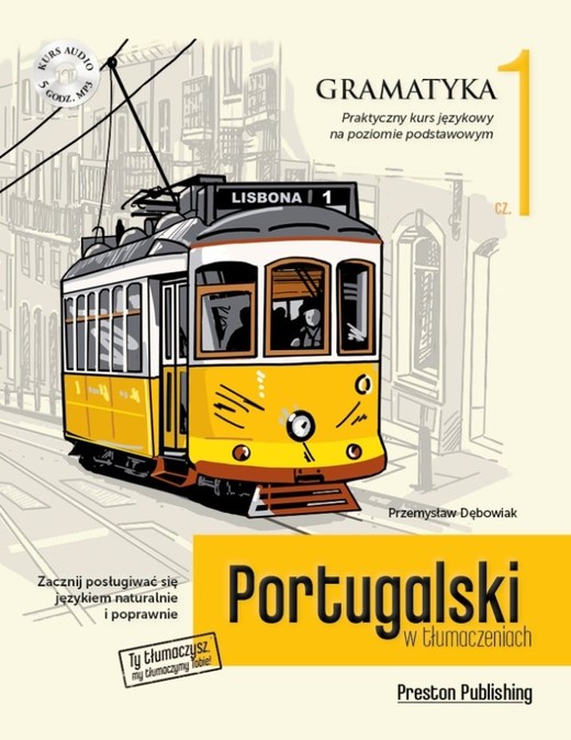 okładka Portugalski w tłumaczeniach. Gramatyka 1. Poziom A1-A2 + CD książka