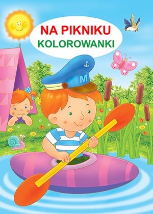 okładka Na pikniku kolorowanka książka | Jarosław Żukowski