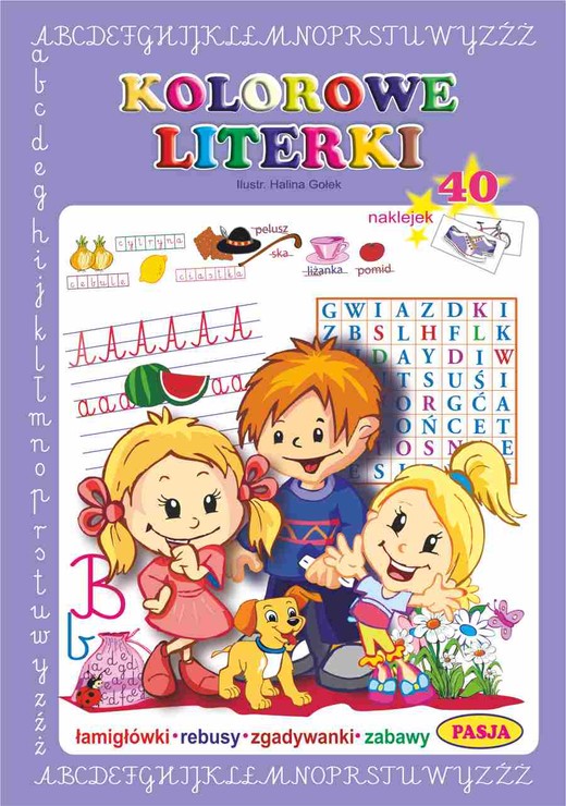 okładka Kolorowe literki książka