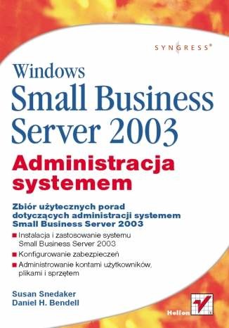 okładka Windows small business server 2003 administracja systemem książka