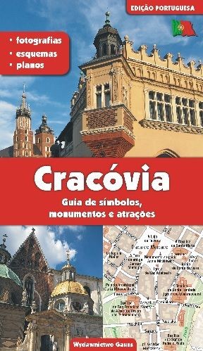 okładka Kraków przewodnik po symbolach zabytkach i atrakcjach wer. portugalska książka