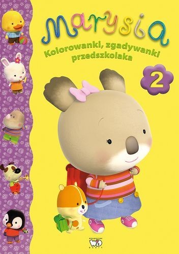 okładka Marysia kolorowanki zgadywanki przedszkolaka 2 książka | Nadia Berkane