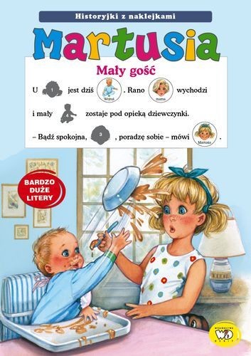 okładka Mały gość martusia książka