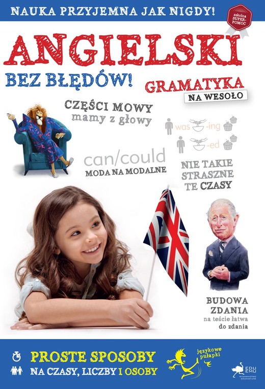 okładka Angielski bez błędów. Gramatyka na wesoło książka | Opracowanie zbiorowe