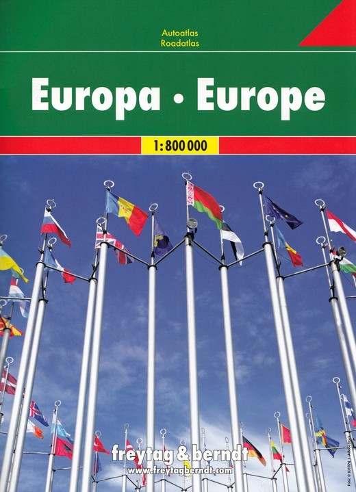 okładka Atlas Europa 1:800 000 FB książka