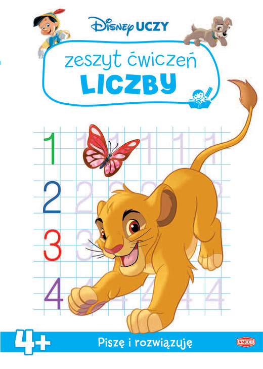 okładka Disney uczy classic Zeszyt ćwiczeń. Liczby UDZ-9304 książka