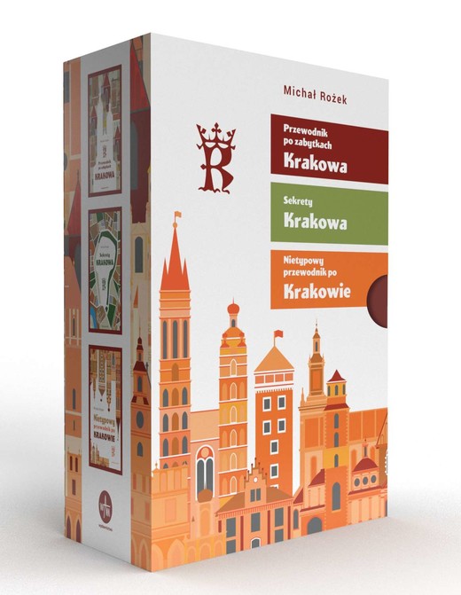 okładka Pakiet Kraków. Sekrety Krakowa / Przewodnik po zabytkach Krakowa / Nietypowy przewodnik po Krakowie książka | Michał Rożek