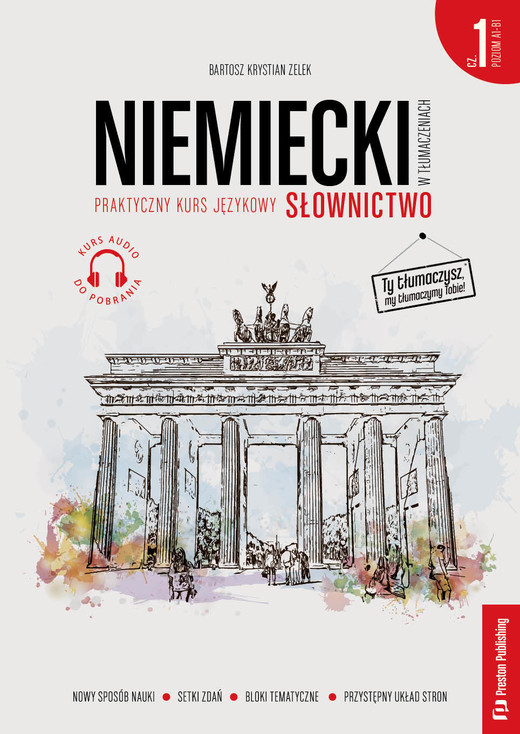 okładka Niemiecki w tłumaczeniach. Słownictwo 1 PoziomA1-B1 + MP3 wyd. 2023 książka