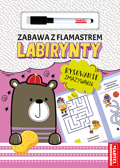 okładka Labirynty. Zabawa z flamastrem książka | Salamon Katarzyna