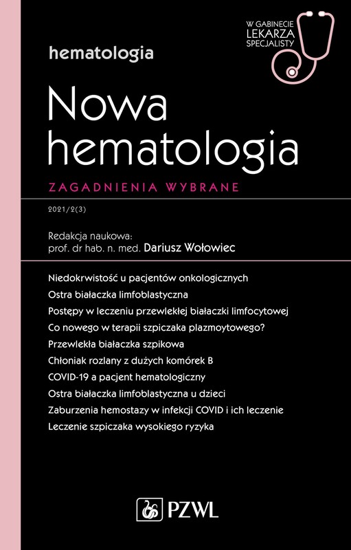 okładka Nowa Hematologia. Zagadnienia wybrane. W gabinecie lekarza specjalisty. Hematologia książka | Dariusz Wołowiec