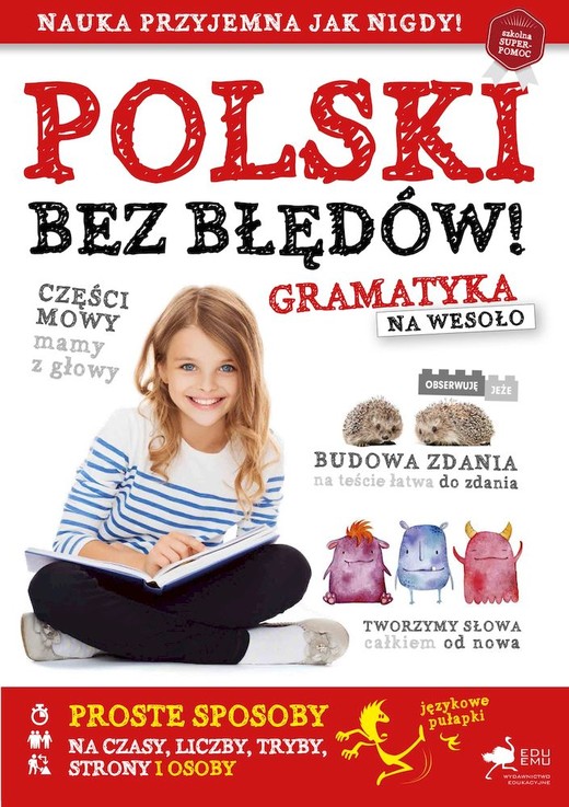 okładka Polski bez błędów. Gramatyka  na wesoło wyd. 2023 książka | Opracowanie zbiorowe