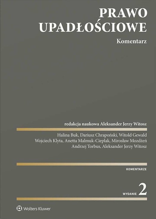 okładka Prawo upadłościowe. Komentarz książka | Opracowanie zbiorowe