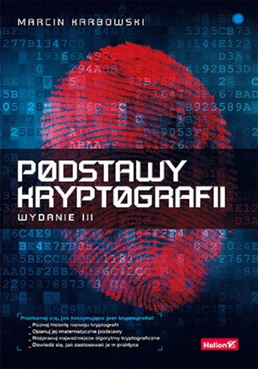 okładka Podstawy kryptografii wyd. 3 książka