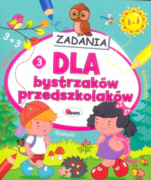 okładka Zadania. Dla bystrzaków przedszkolaków 3 książka | Kozera Piotr