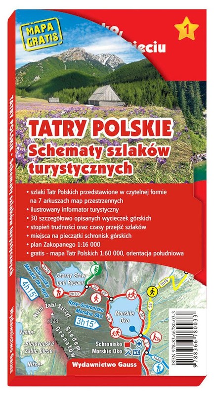 okładka Tatry polskie. Schematy szlaków turystycznych wyd. 3 książka | Opracowanie zbiorowe