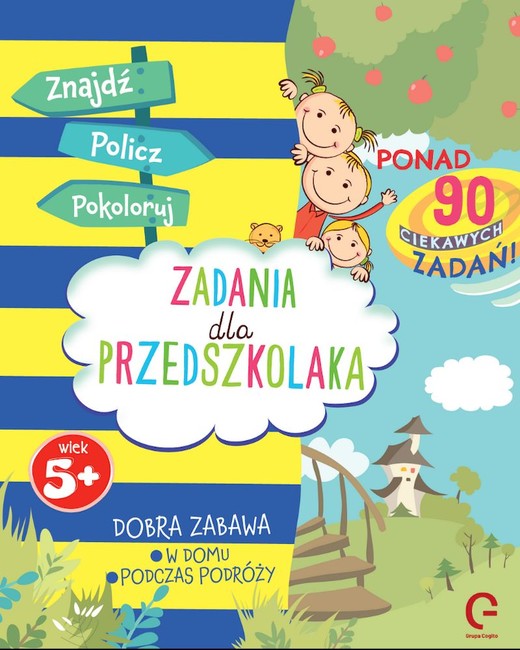 okładka Znajdź, policz, pokoloruj. Zadania dla przedszkolaka książka