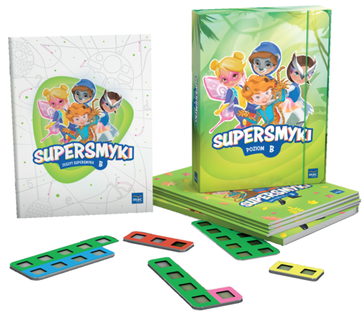 okładka Pakiet Supersmyki Poziom B Pięciolatek książka