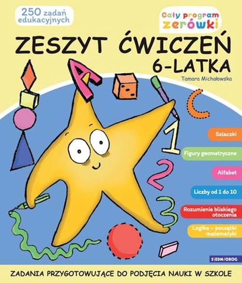 okładka Zeszyt ćwiczeń 6-latka książka | Tamara Michałowska