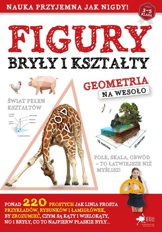 okładka Figury, bryły, kształty. Geometria na wesoło książka | Opracowanie zbiorowe