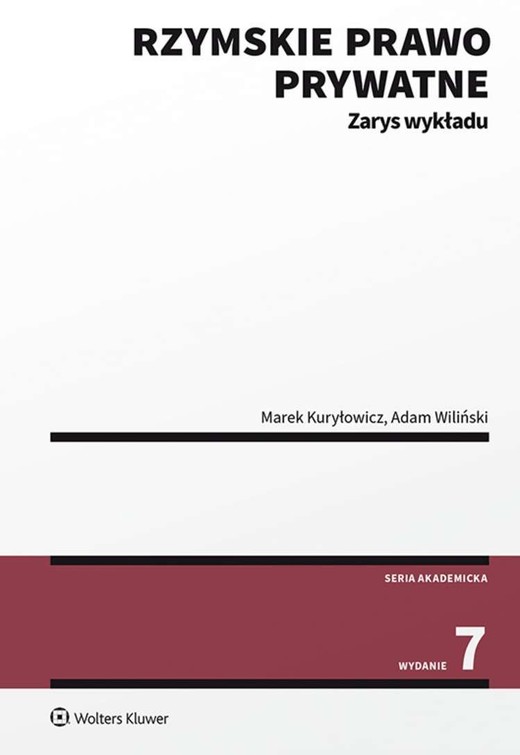 okładka Rzymskie prawo prywatne. Zarys wykładu książka | Marek Kuryłowicz