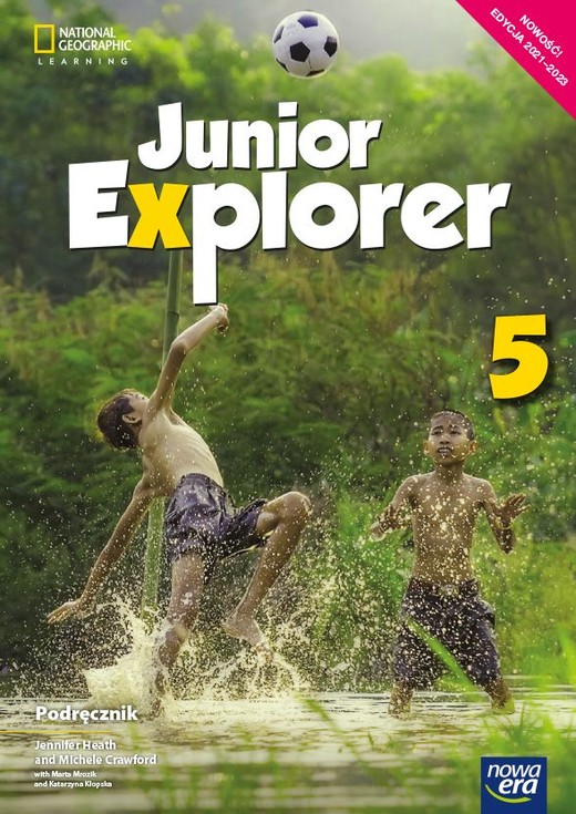 okładka Język angielski Junior Explorer podręcznik dla klasy 5 szkoły podstawowej EDYCJA 2021-2023 książka | Katarzyna Kłopska, Marta Mrozik