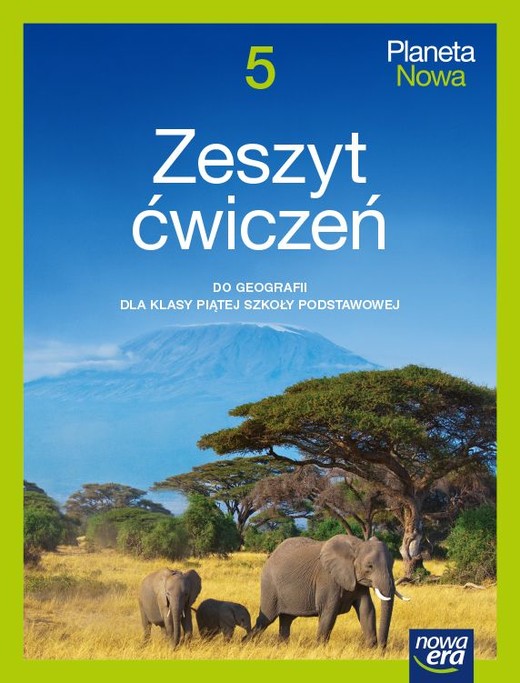 okładka Geografia Planeta nowa zeszyt ćwiczeń dla klasy 5 szkoły podstawowej EDYCJA 2021-2023 książka | Justyna Knopik, Przybył Ryszard