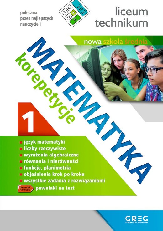 okładka Matematyka. Korepetycje, Liceum. Część 1 książka | Grażyna Kiełczykowska