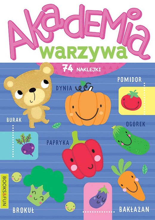 okładka Akademia warzywa książka | Opracowanie zbiorowe