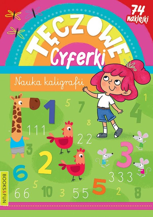 okładka Tęczowe cyferki książka | Opracowanie zbiorowe