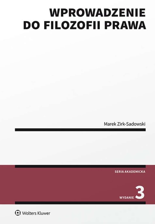 okładka Wprowadzenie do filozofii prawa książka