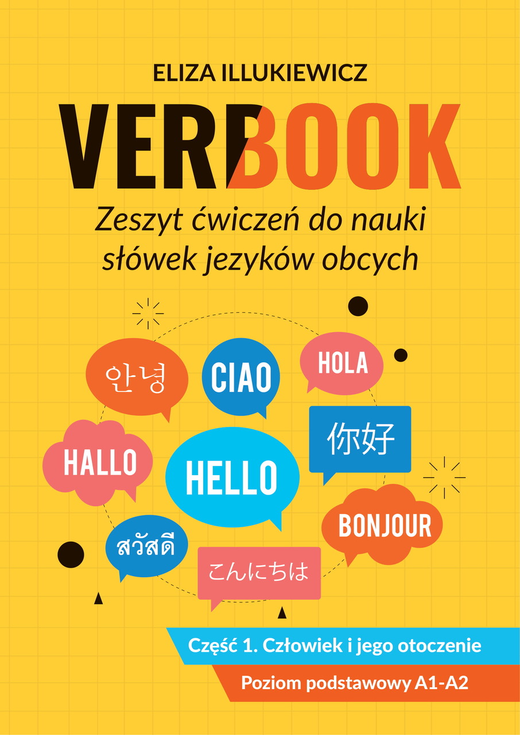 okładka Verbook. Zeszyt ćwiczeń do nauki słówek języków obcych. Część 1. Człowiek i jego otoczenie książka