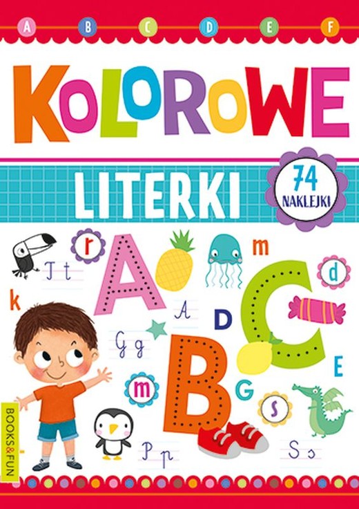 okładka Kolorowe literki książka | Opracowanie zbiorowe