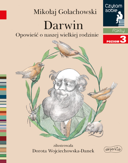 okładka Darwin. Opowieść o naszej wielkiej rodzinie. Czytam sobie. Poziom 3 książka | Mikołaj Golachowski